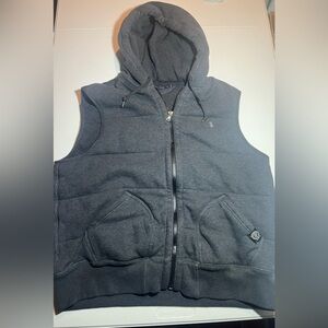 Polo Ralph LaurenMens Vest Thermal Charcoal Grey Size XXL 2xl